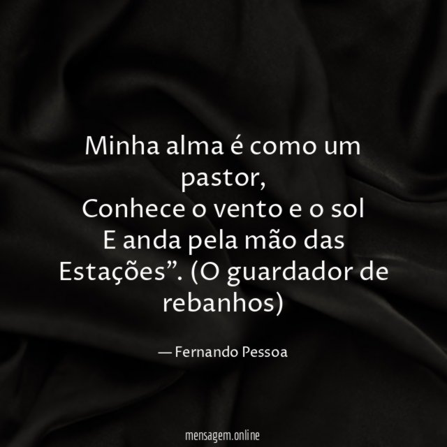 Minha alma é como um pastor