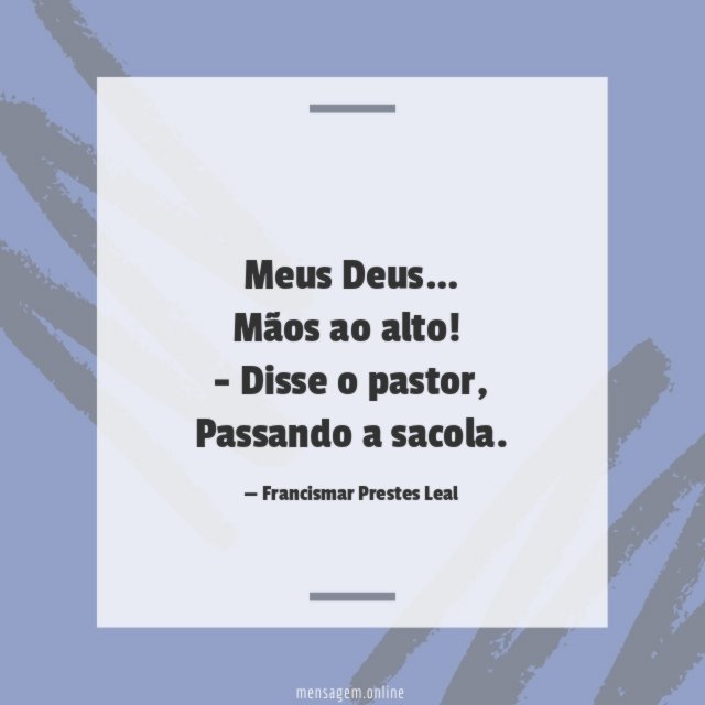 Meus Deus…
