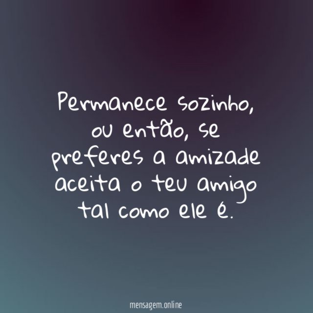 Aceita o teu Amigo
