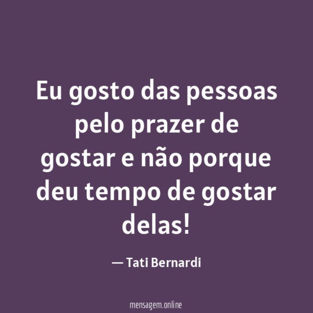 Prazer de gostar