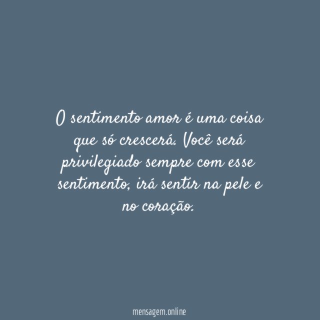 Sentimentos aflorando