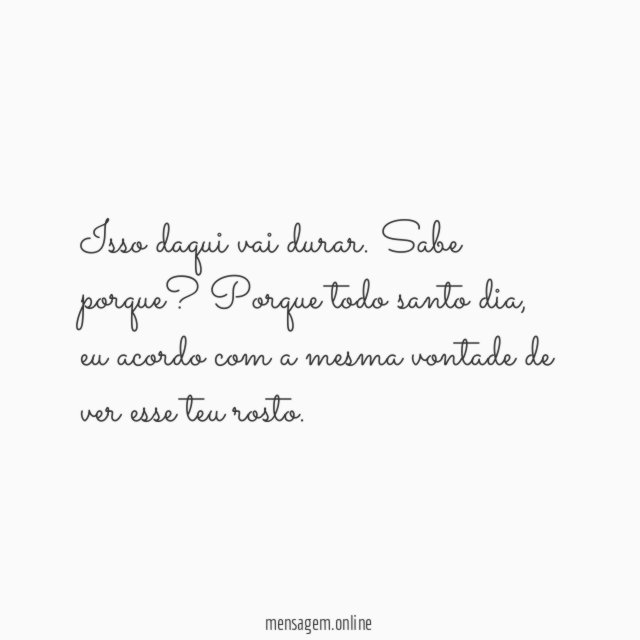 Nosso amor vai durar