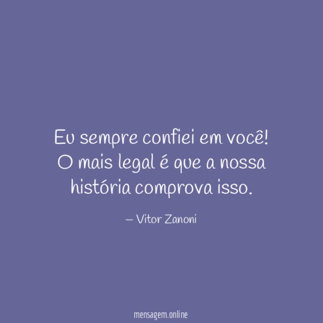 Confiança