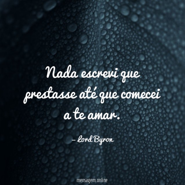 Quando comecei a amar