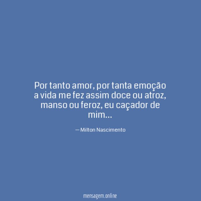 A vida me fez assim