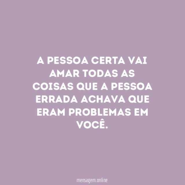 Pessoa certa