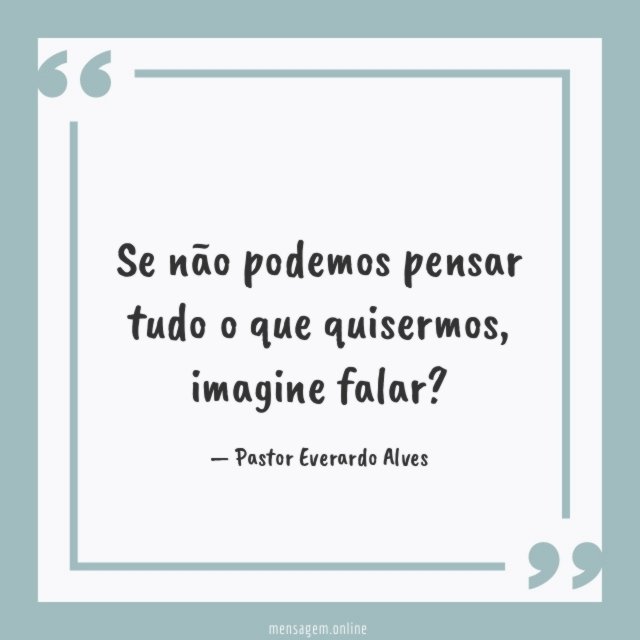 Se não podemos pensar tudo o que quisermos
