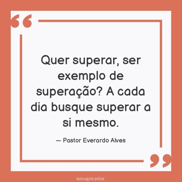 Quer superar