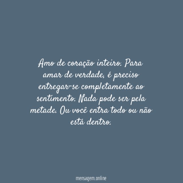 Muito amor