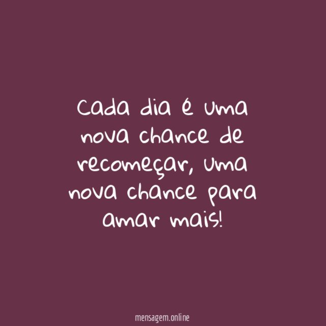 Novas chances