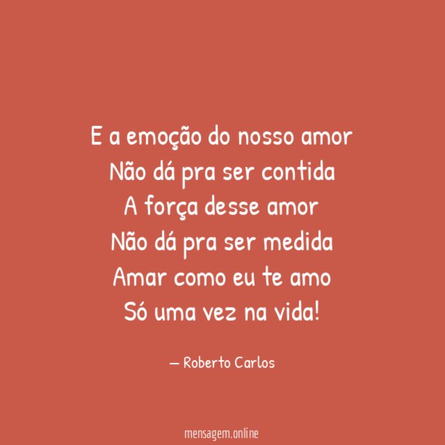 Só uma vez na vida