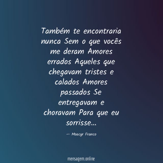 Amores Errados