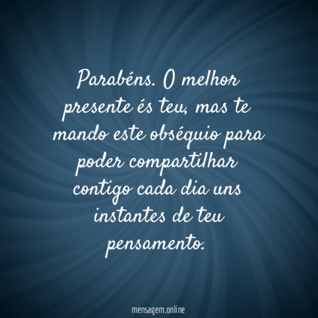 O melhor presente