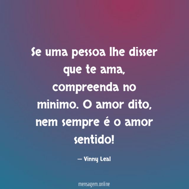 Nem sempre é dito