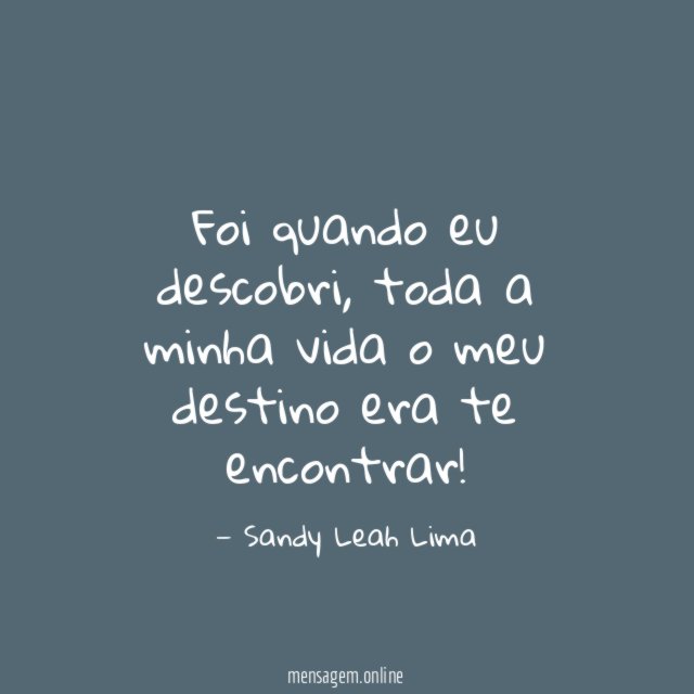 Meu destino
