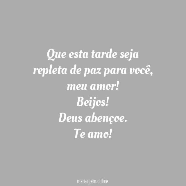 Deus te abençoe, amor