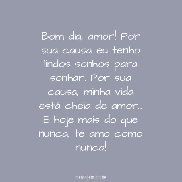 Por sua causa