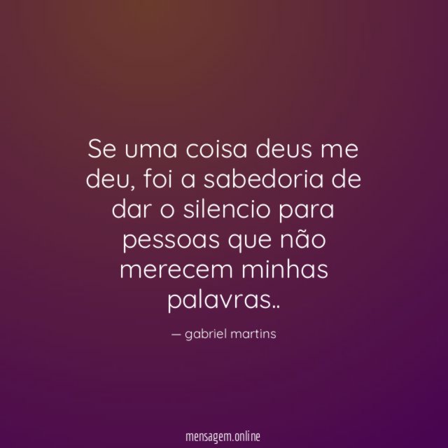 Se uma coisa deus me deu