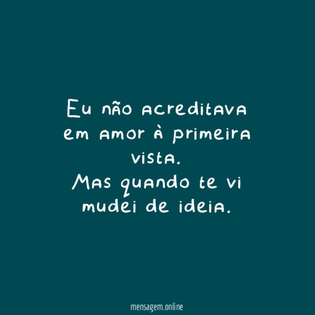 Amor à Primeira Vista