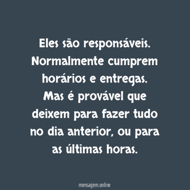 Eles Procrastinam