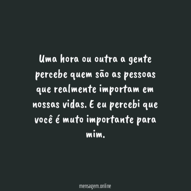 Importância