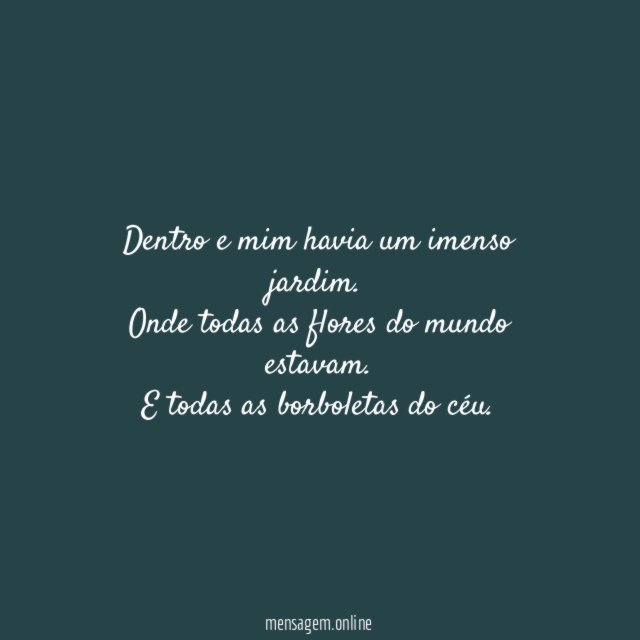 Jardim imenso