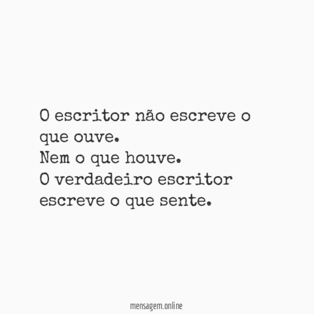 Verdadeiro escritor