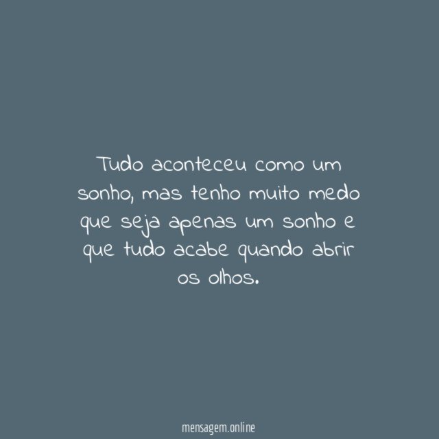 Como um sonho