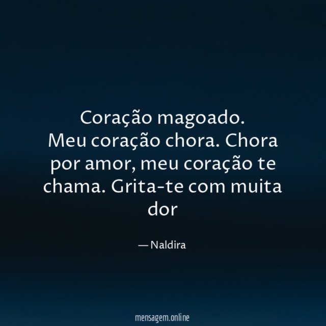 Coração magoado