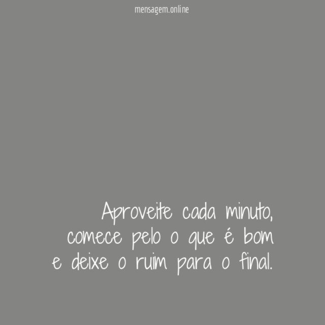 Aproveite