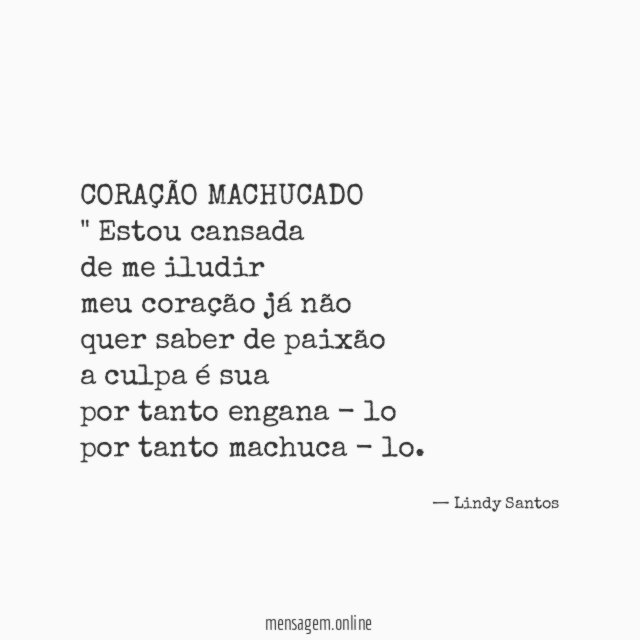 CORAÇÃO MACHUCADO