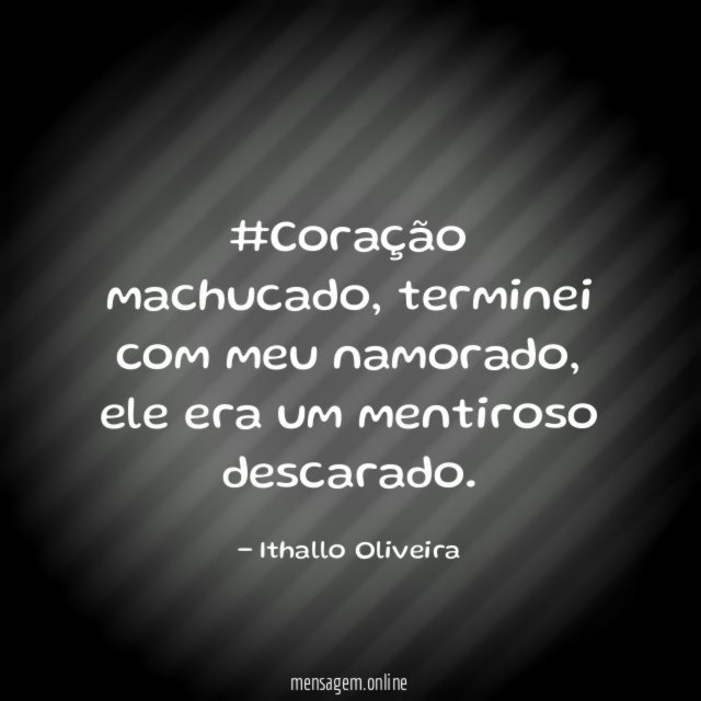 #Coração machucado