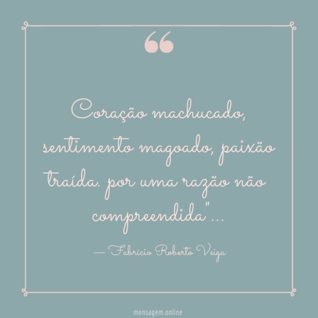 Coração machucado