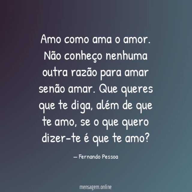 Razão para amar