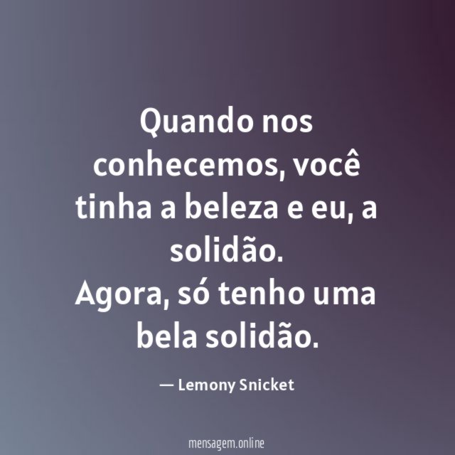 Solidão