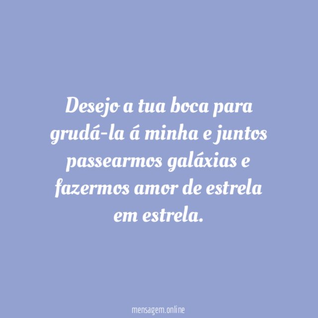 Desejo a tua boca