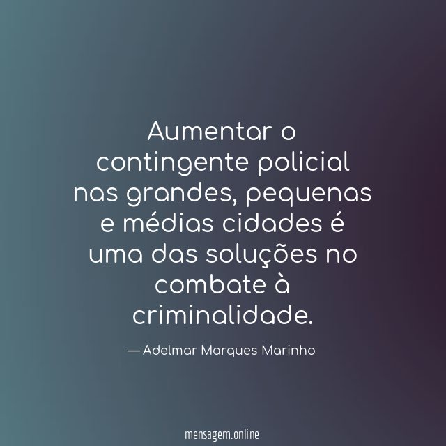 Aumentar o contingente policial nas grandes