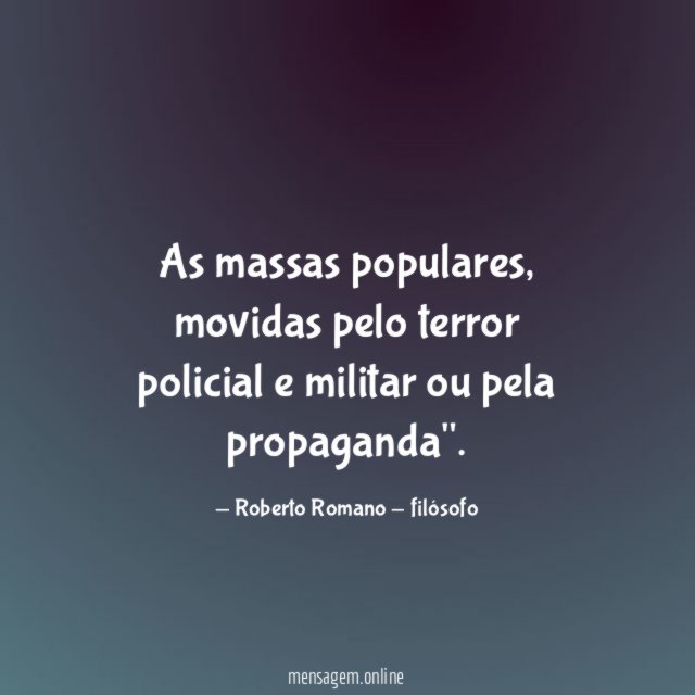 As massas populares