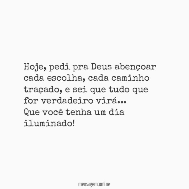 Benção de Deus