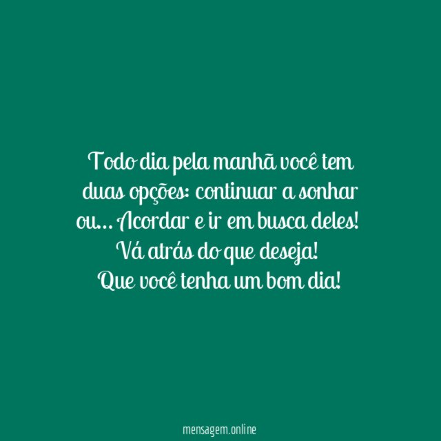 Opções