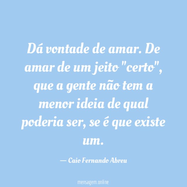 Vontade de amar