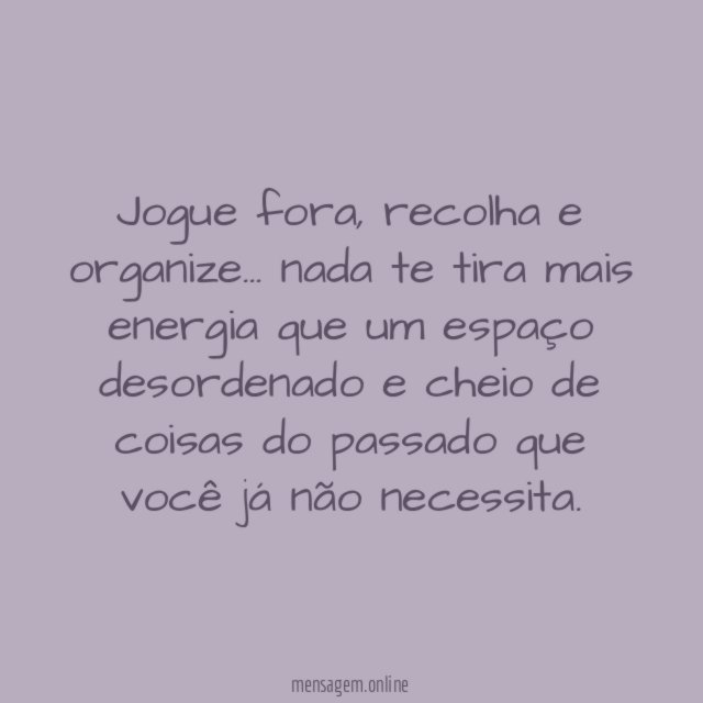 Organize-se!