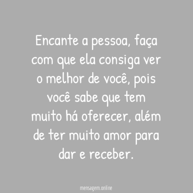 Conquiste a admiração