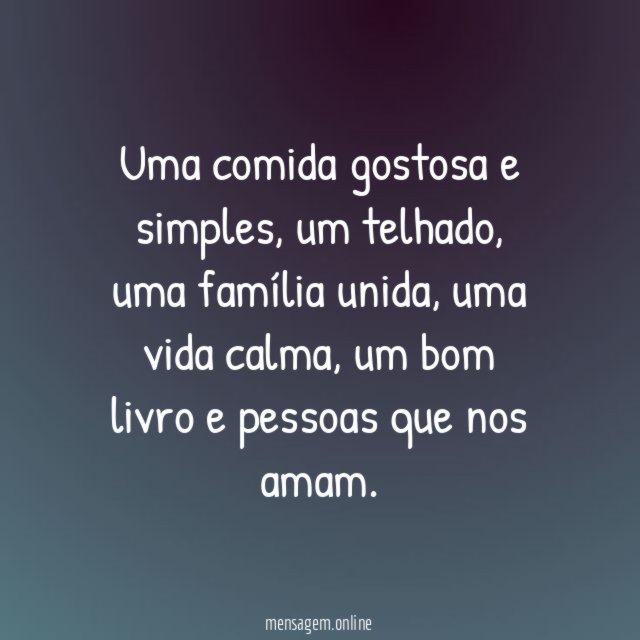 Coisas simples