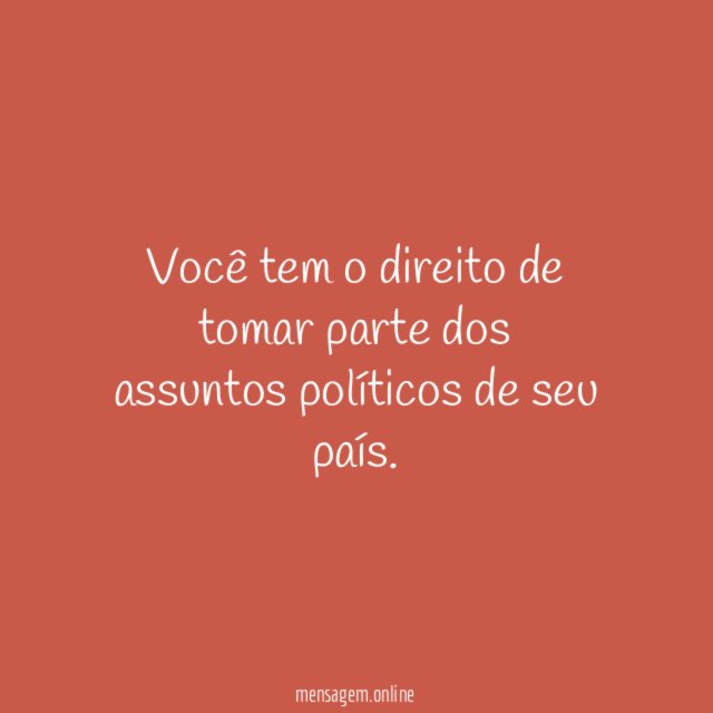 Participação política