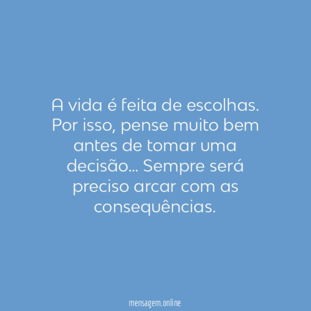 Consequências