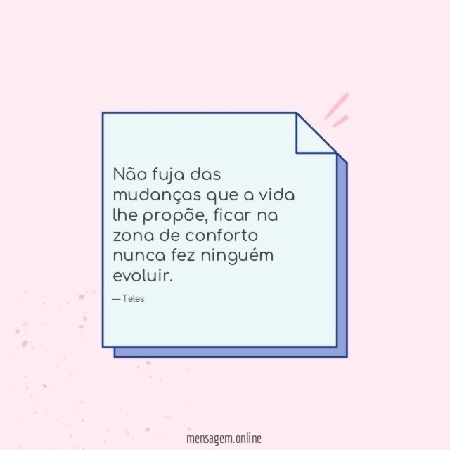 Mudanças