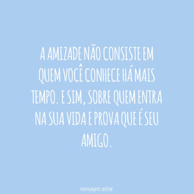 Prova de amizade