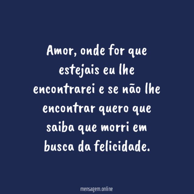 Em busca da felicidade