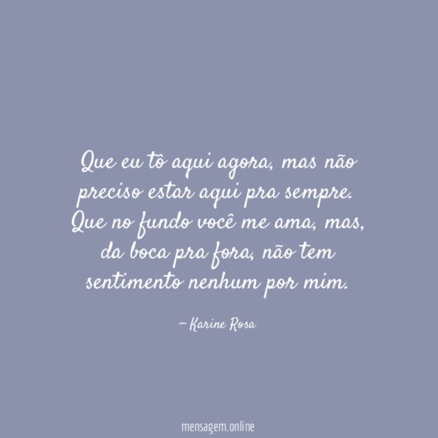 Da boca pra fora